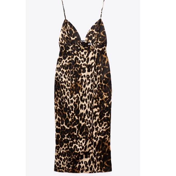 ZARA Leopard Dress - Picture 4 of 5